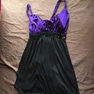 Purple/Black dress